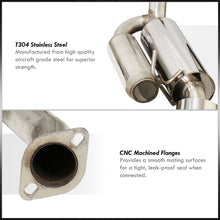 Load image into Gallery viewer, Nissan 370Z 2009-2020 Hi-Power Style Dual Tip Stainless Steel Catback Exhaust System (Piping: 2.25&quot; / 58mm | Tip: 4.5&quot;)
