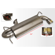 Load image into Gallery viewer, Subaru Impreza WRX Hatchback 2008-2014 Stainless Steel Catback Exhaust System Gunmetal (Piping: 3.0&quot; / 76mm | Tip: 4.0&quot;)
