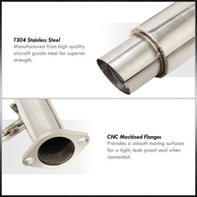 Load image into Gallery viewer, Scion TC 2005-2010 N1 Style Stainless Steel Catback Exhaust System (Piping: 2.25" / 58mm | Tip: 4.5")
