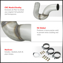 Load image into Gallery viewer, Volkswagen Golf MK4 1.8L Turbo 2000-2005 / Jetta MK4 1.8L Turbo 1999-2005 Dual Tip Stainless Steel Catback Exhaust System Gunmetal (Piping: 3.0&quot; / 76mm | Tip: 2.5&quot;)
