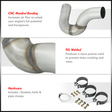 Load image into Gallery viewer, Volkswagen Golf MK4 1.8L Turbo 2000-2005 / Jetta MK4 1.8L Turbo 1999-2005 Dual Tip Stainless Steel Catback Exhaust System (Piping: 3.0&quot; / 76mm | Tip: 2.5&quot;)
