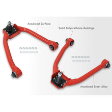 Load image into Gallery viewer, Nissan 350Z 2003-2009 / Infiniti G35 2003-2007 Front Upper Control Arms Camber Kit Red
