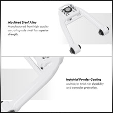 Load image into Gallery viewer, Honda Civic 1996-2000 Front Upper Tubular Control Arms Camber Kit White
