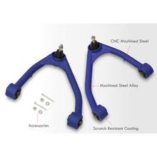 Load image into Gallery viewer, Chevrolet Suburban 2007-2020 / Tahoe 2007-2020 / GMC Yukon &amp; XL 2007-2020 / Cadillac Escalade 2007-2020 2-4&quot; Lift Front Upper Tubular Control Arms Blue
