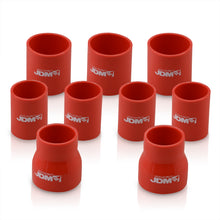 Load image into Gallery viewer, Universal 3x 2.5&quot; Straight / 4x 2&quot; Straight / 2x 2.5&quot; to 2&quot; Straight Reducer 9 Pieces Piping Kit Silicone Couplers Red (Use with PK-5PG30*)
