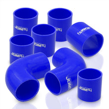 Load image into Gallery viewer, Universal 2.5&quot; 8 Pieces Piping Kit Silicone Couplers Blue (Use with PK-8P25* or PK-8PU25*)
