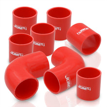 Load image into Gallery viewer, Universal 3&quot; 8 Pieces Piping Kit Silicone Couplers Red (Use with PK-8P30* or PK-8PU30*)
