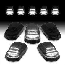 Load image into Gallery viewer, Ford F250 F350 F450 F550 Super Duty 2017-2022 5 Piece Front White LED Cab Roof Clearance Lights Smoke Len
