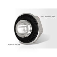 Load image into Gallery viewer, Acura/Honda Aluminum Round Circle Hole Style Oil Cap Silver
