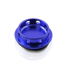 Load image into Gallery viewer, Toyota Aluminum Round Circle Hole Style Oil Cap Blue
