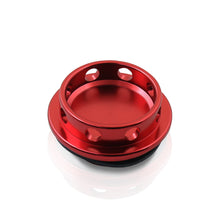 Load image into Gallery viewer, Toyota Aluminum Round Circle Hole Style Oil Cap Red
