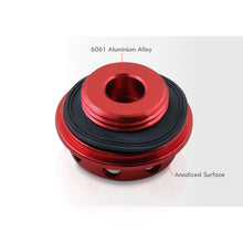 Load image into Gallery viewer, Toyota Aluminum Round Circle Hole Style Oil Cap Red
