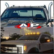 Load image into Gallery viewer, Universal 5 Piece LED Truck SUV Cab Roof Lights Smoke Len (Includes Switch &amp; Wiring Harness)
