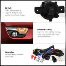 Load image into Gallery viewer, Nissan Altima 4DR 2013-2015 Front Fog Lights Clear Len (Includes Switch &amp; Wiring Harness)
