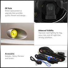 Load image into Gallery viewer, Subaru Impreza / WRX (Not Compatible for STI Models) 2008-2011 Front Fog Lights Yellow Len (Includes Switch &amp; Wiring Harness)
