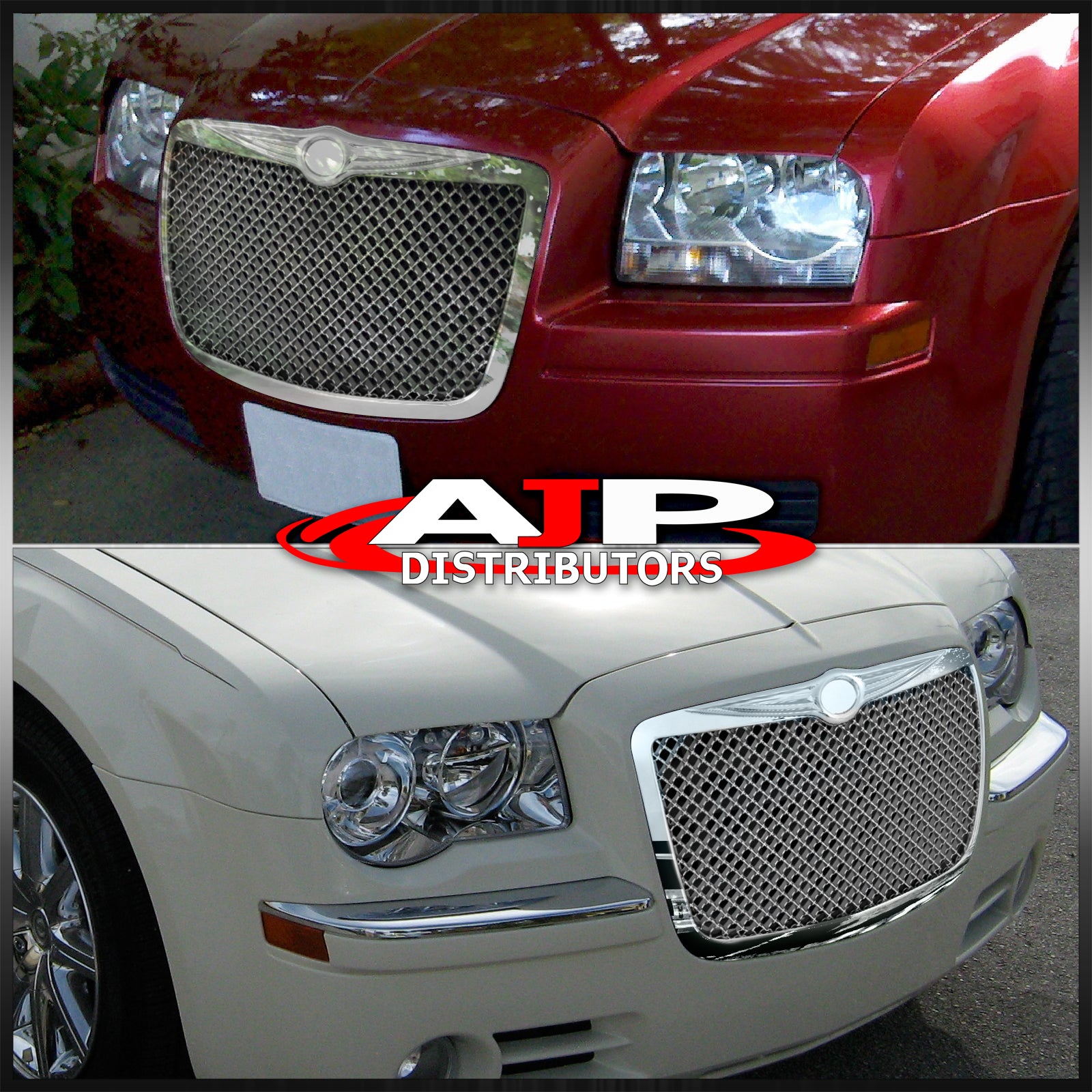 Chrysler 300 300C 2005-2010 Mesh Style Front Grille Chrome – AJP 