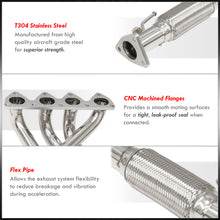 Load image into Gallery viewer, Honda Prelude Non-SH 1997-2001 Stainless Steel Exhaust Header
