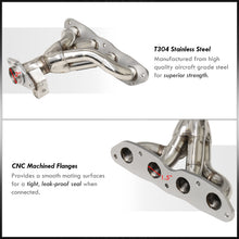 Load image into Gallery viewer, Toyota Yaris 1.5L I4 2006-2010 Stainless Steel Exhaust Header
