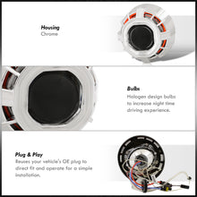 Load image into Gallery viewer, Universal G262S Dual Halo Projector Kit with H1 Bulbs (White Small / Red Big Halo)
