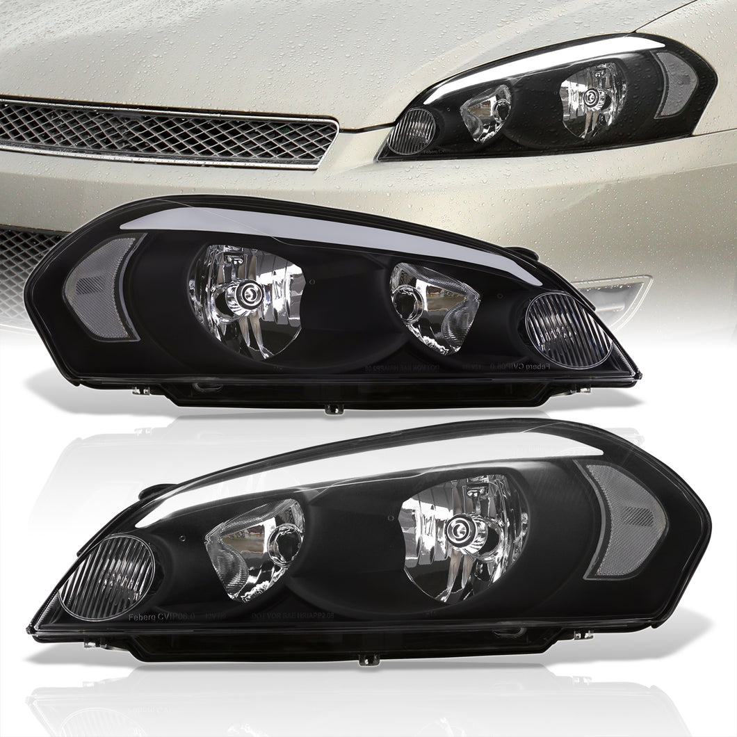 Chevrolet Impala 2006-2013 LED DRL Bar Factory Style Headlights