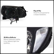 Load image into Gallery viewer, Chevrolet Malibu 2013-2015 Factory Style Headlights Black Housing Clear Len Clear Reflector (Halogen Models Only)
