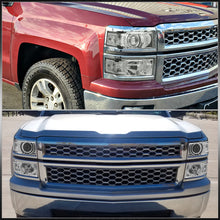 Load image into Gallery viewer, Chevrolet Silverado 1500 2014-2015 Factory Style Projector Headlights Chrome Housing Clear Len Clear Reflector
