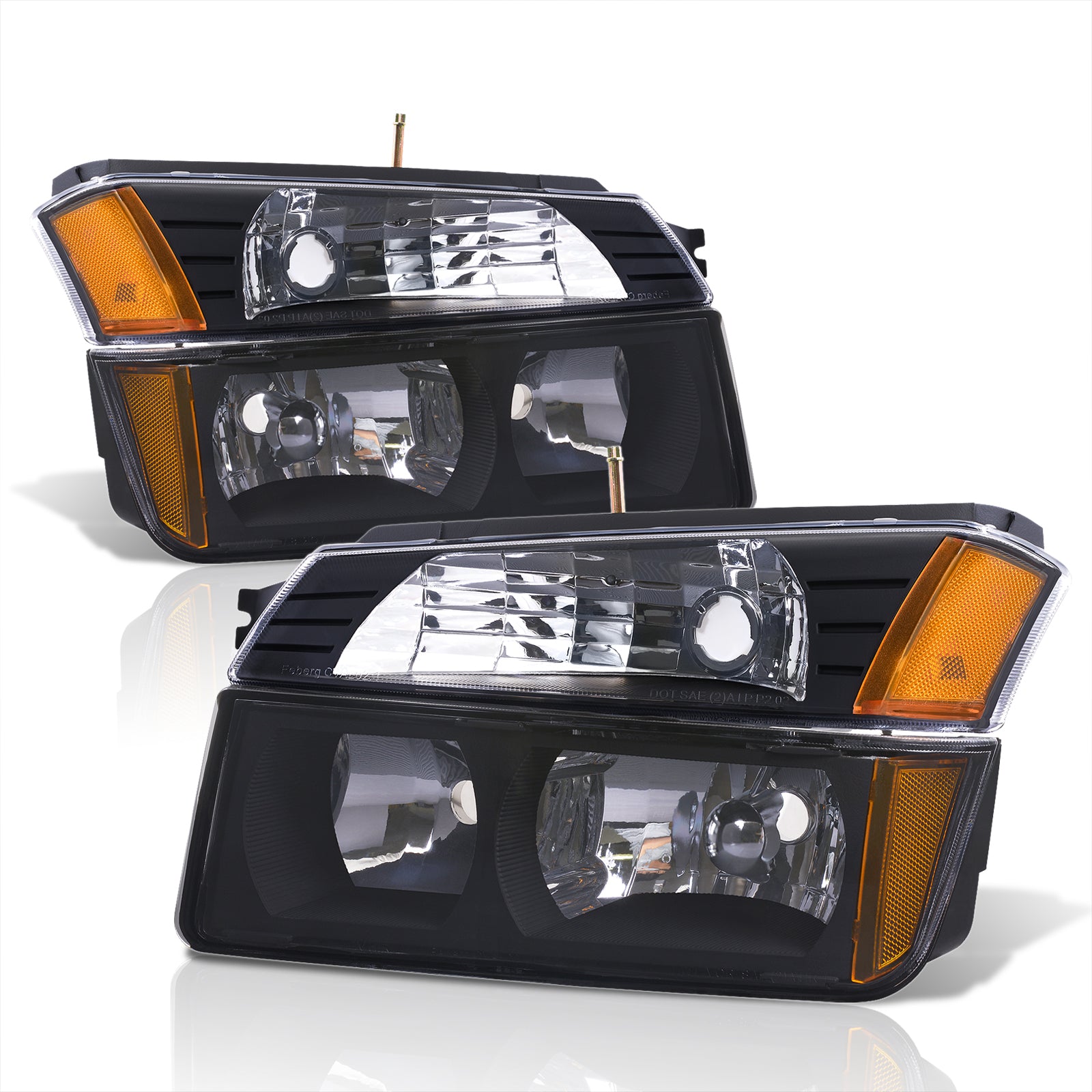 AKKON - For 2002-2006 Chevy Avalanche [Cladding Body] Premium Dual Halo Rim Projector Headlights Assembly In Kenya | Headlight Assemblies - Foto 11