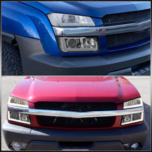 Load image into Gallery viewer, Chevrolet Avalanche (Plastic Body Cladding Models Only) 2002-2006 Sequential LED DRL Bar Projector Headlights + Bumpers Chrome Housing Clear Len Clear Reflector
