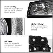 Load image into Gallery viewer, Chevrolet Silverado 2003-2006 Factory Style Headlights + Bumpers Black Housing Clear Len Clear Reflector
