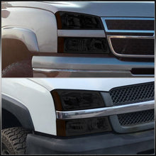 Load image into Gallery viewer, Chevrolet Silverado 2003-2006 Factory Style Headlights + Bumpers Chrome Housing Smoke Len Amber Reflector
