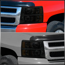 Load image into Gallery viewer, Chevrolet Silverado 2007-2013 Factory Style Headlights Chrome Housing Smoke Len Amber Reflector
