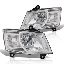 Load image into Gallery viewer, Dodge Grand Caravan 2008-2010 Factory Style Headlights Chrome Housing Clear Len Clear Reflector
