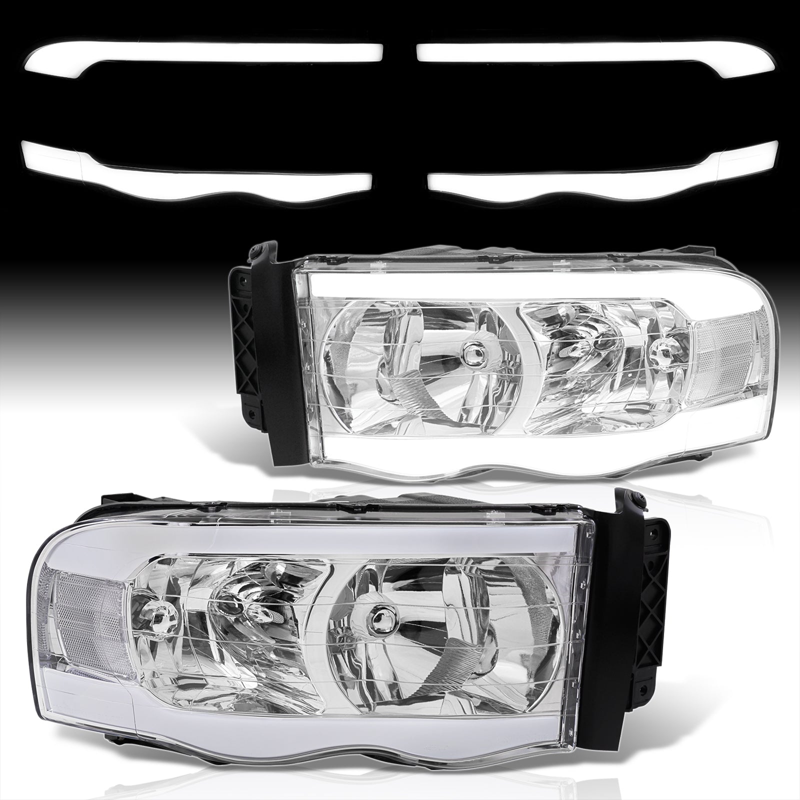 Dodge Ram 1500 2002-2005 / Ram 2500 3500 2003-2005 LED DRL Bar