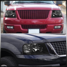 Load image into Gallery viewer, Ford Expedition 2003-2006 Factory Style Headlights Black Housing Clear Len Clear Reflector
