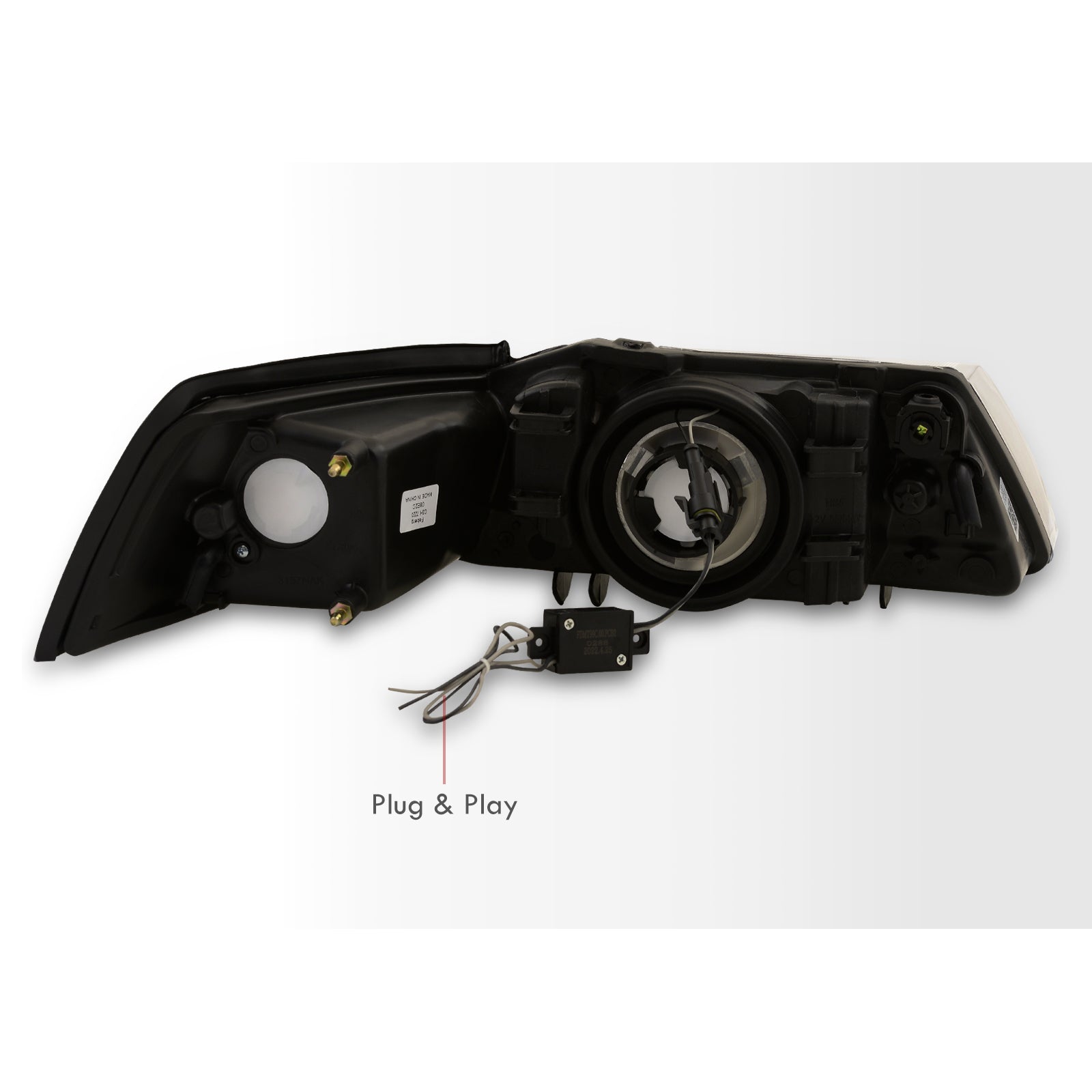 Fit For 2005-09 Ford Mustang 2X Clear/Crystay Headlights Replacement Fit For 2005-09 Ford Mustang 2X Clear/Crystay Headlights Replacement