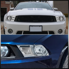 Load image into Gallery viewer, Ford Mustang 2010-2014 Factory Style Headlights Chrome Housing Clear Len Clear Reflector
