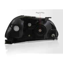 Load image into Gallery viewer, Honda Civic 1996-1998 Factory Style Headlights Black Housing Clear Len Clear Reflector
