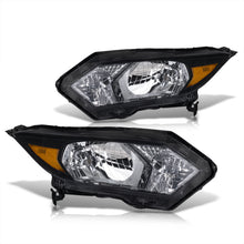 Load image into Gallery viewer, Honda HRV 2016-2018 Headlights Black Housing Clear Len Amber Reflector (Halogen Models Only)
