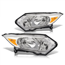Load image into Gallery viewer, Honda HRV 2016-2018 Headlights Chrome Housing Clear Len Amber Reflector (Halogen Models Only)
