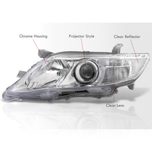 Load image into Gallery viewer, Toyota Camry 2010-2011 Factory Style Projector Headlights Chrome Housing Clear Len Clear Reflector
