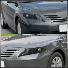 Load image into Gallery viewer, Toyota Camry 2007-2009 Factory Style Projector Headlights Black Housing Clear Len Clear Reflector
