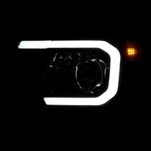 Load image into Gallery viewer, Toyota Tacoma 2012-2015 LED DRL Bar Projector Headlights Black Housing Clear Len Clear Reflector
