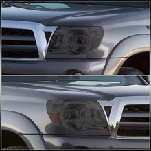 Load image into Gallery viewer, Toyota Tacoma 2005-2011 Factory Style Headlights Chrome Housing Smoke Len Amber Reflector
