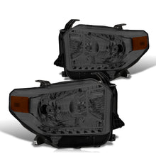 Load image into Gallery viewer, Toyota Tundra 2014-2021 Factory Style Headlights Chrome Housing Smoke Len Amber Reflector

