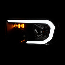 Load image into Gallery viewer, Toyota Tundra 2007-2013 / Sequoia 2008-2017 LED DRL Bar Factory Style Headlights Chrome Housing Clear Len Clear Reflector
