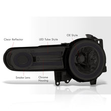 Load image into Gallery viewer, Toyota FJ Cruiser 2007-2014 LED DRL Bar Projector Headlights Chrome Housing Smoke Len Clear Reflector
