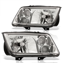 Load image into Gallery viewer, Volkswagen Jetta 1999-2004 Factory Style Headlights + Euro Fogs Chrome Housing Clear Len Clear Reflector
