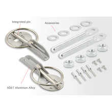 Load image into Gallery viewer, Universal Hood Lock Pins Silver (Sparco Style)
