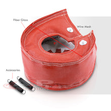 Load image into Gallery viewer, Turbo Heat Shield Blanket Red for T4,GT30,GT32,GT35,GT37,GT40,GT42,GT47,GT55 Exhaust Housing
