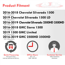 Load image into Gallery viewer, Chevrolet Silverado 1500 2016-2018 / 1500 LD 2019 / 2500HD 3500HD 2016-2019 / GMC Sierra 1500 2016-2018 / 1500 Limited 2019 / 2500HD 3500HD 2016-2019 2-Piece Left &amp; Right White SMD LED Truck Bed Cargo Lights Clear Len (Includes Wiring Harness)
